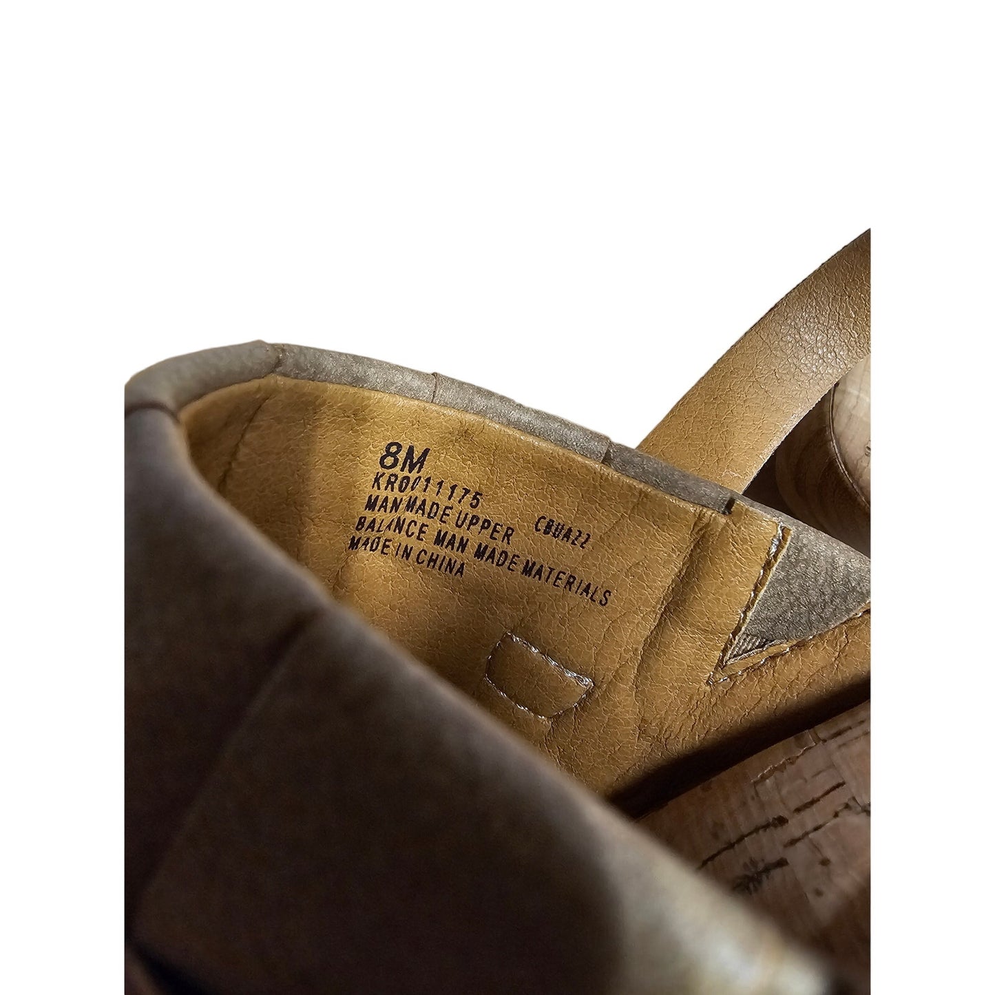 NWOB Korks Fraya natural Leather Comfort Wedge Sandals Ladies size 8