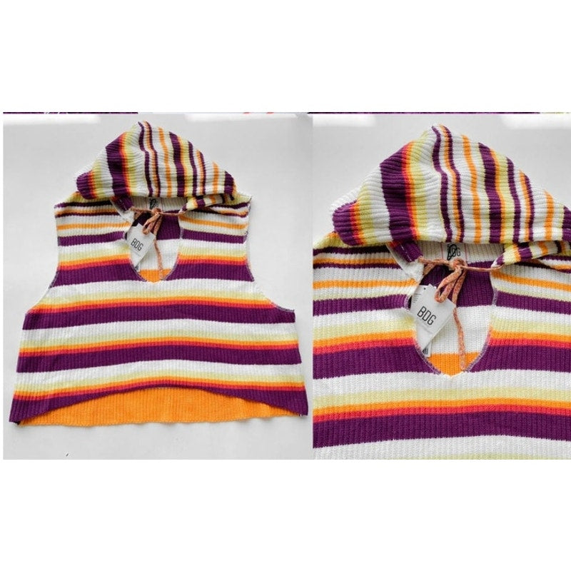 NWT Urban Outfitters Reid Hooded Sleeveless Sweater Vest Ladies size Large