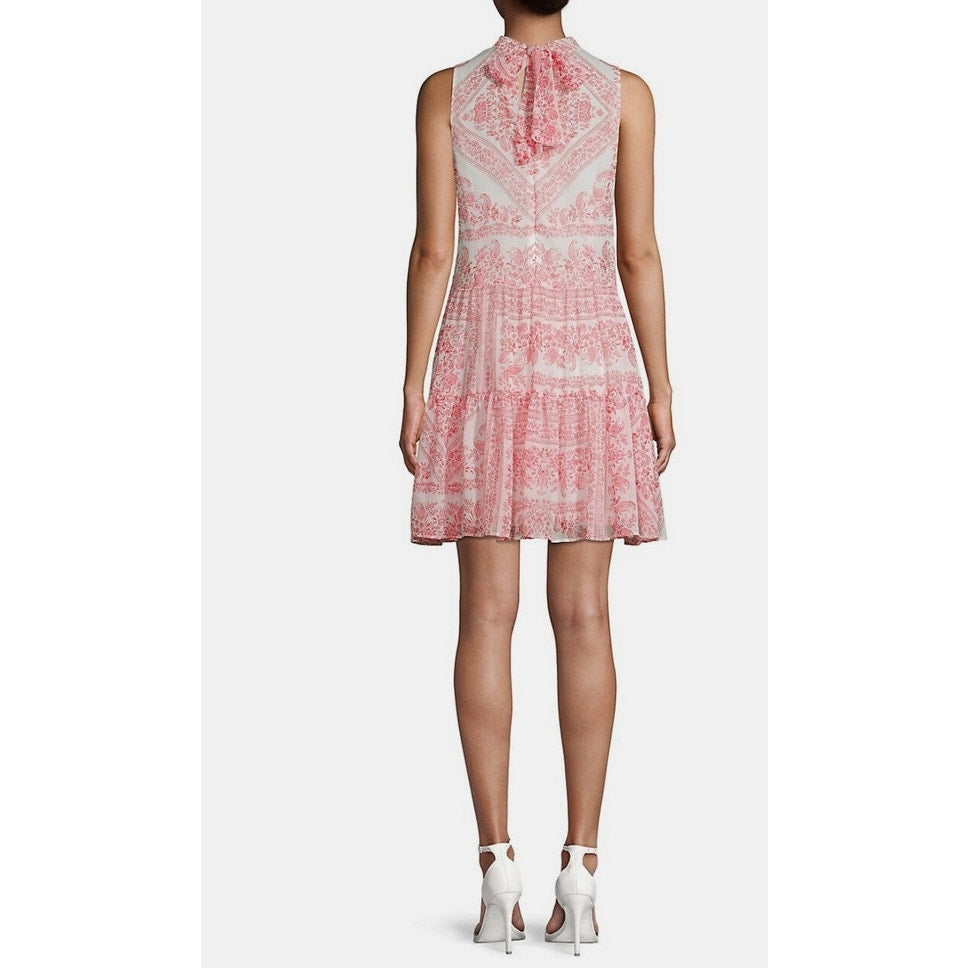 NWT Printed Mock Neck Sleeveless Babydoll Dress size 4