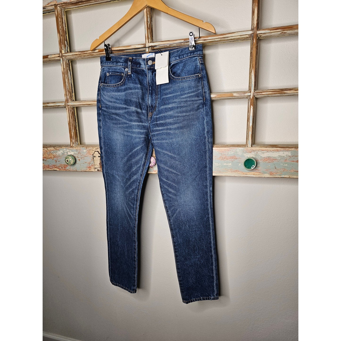 NWT John Elliot Slim Jeans Medium Wash Ladies Size 28