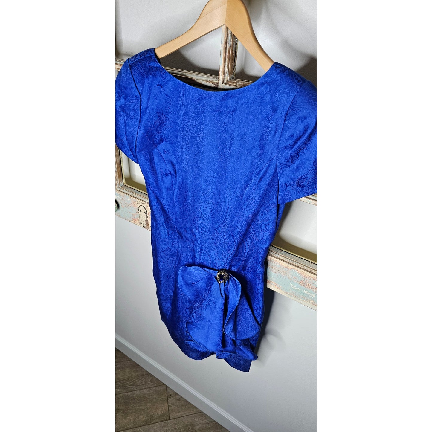 Vintage Morton Myles For Warrens Royal blue Ladies Small