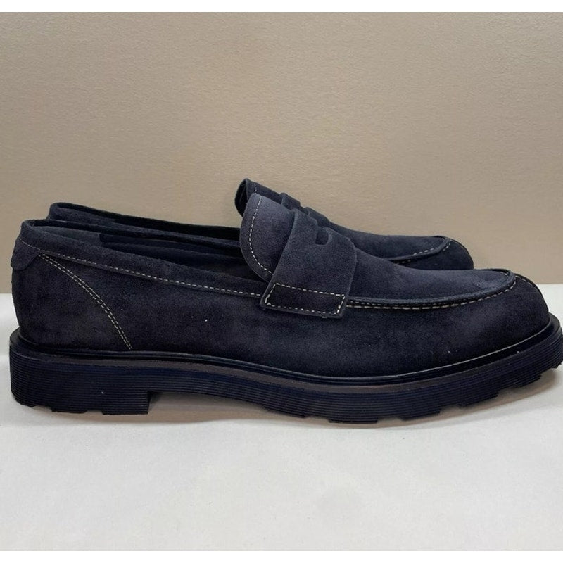 Good Man Brand Lexington Navy Suede Loafer in Men's Size 10.5