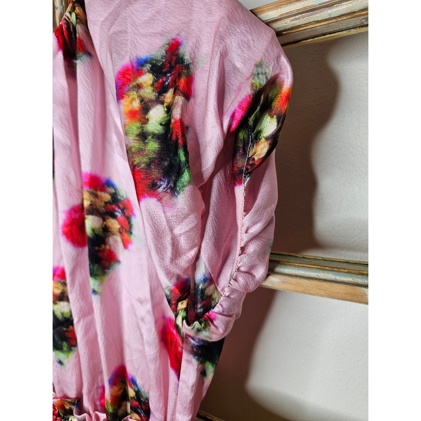 NWT Adam Lippes Floral Silk Midi Dress Ladies Size 0