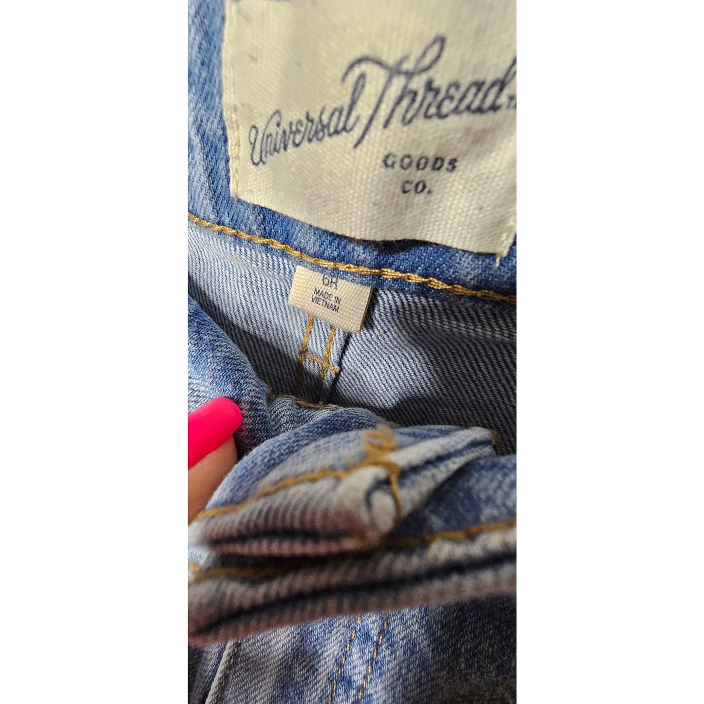 NWT High Rise Wide Leg Light Wash Jeans Ladies size 6R