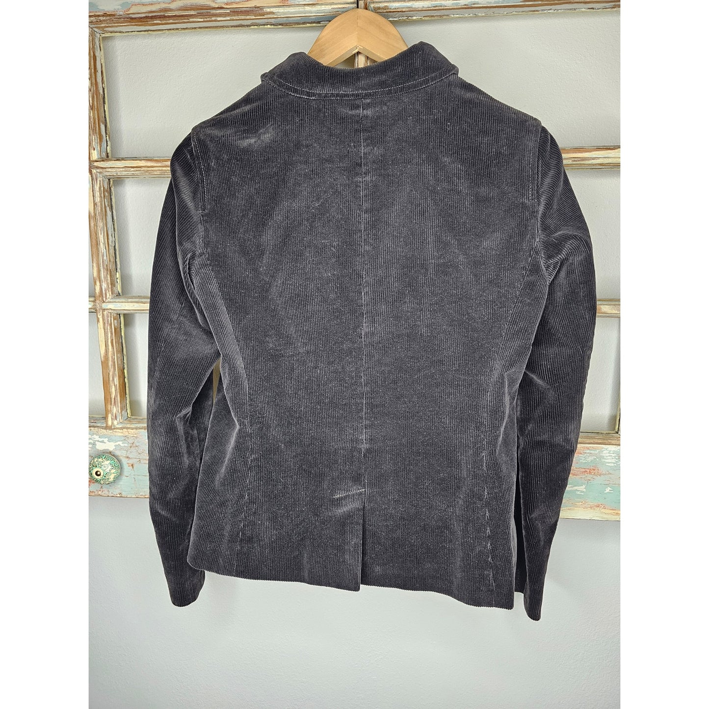 Gap Corduroy Brown Blazer 3 button closure ladies size 6