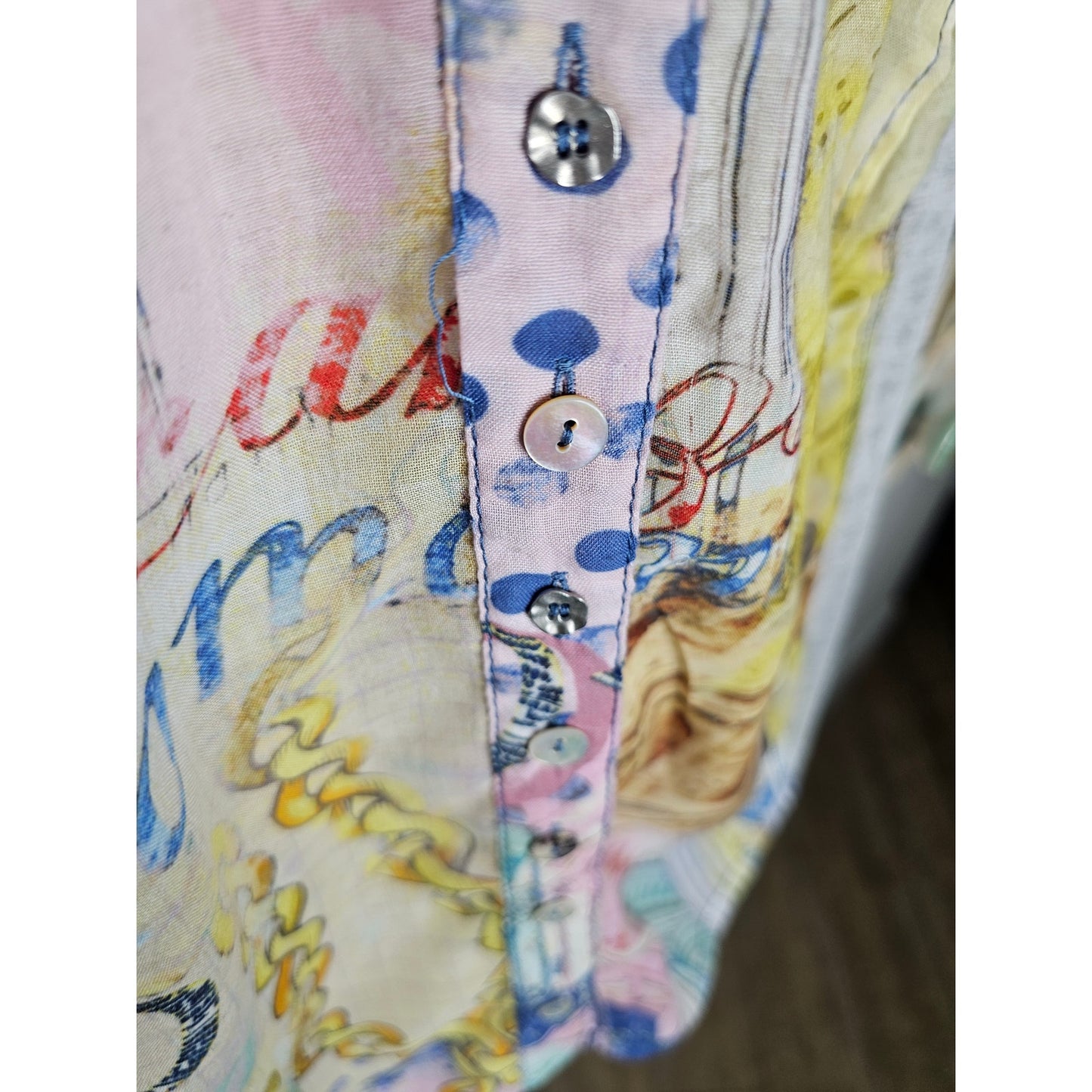 Just White By SE Shortsleeve Lightweight European Top Ladies Size 42/ 16