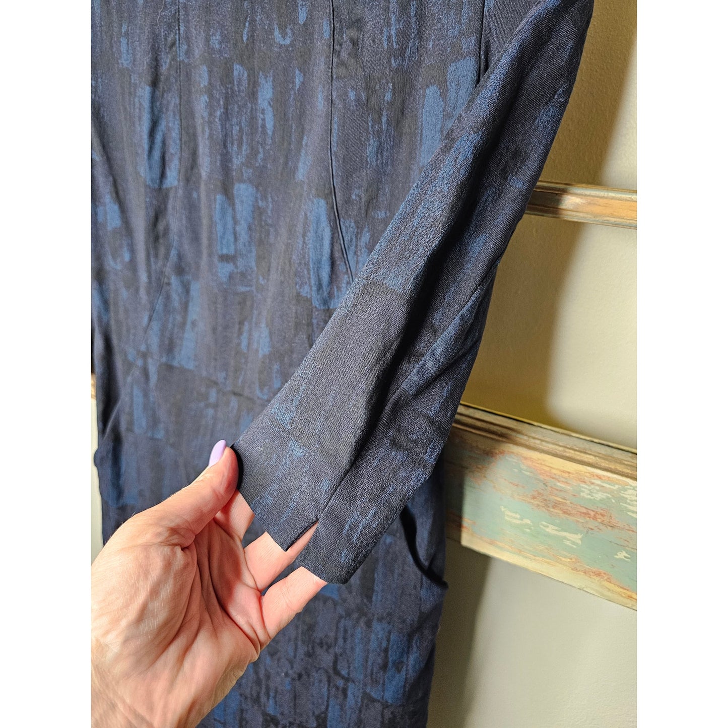 MM. Lafleur Women's Etsuko Sheath blue/black size 6