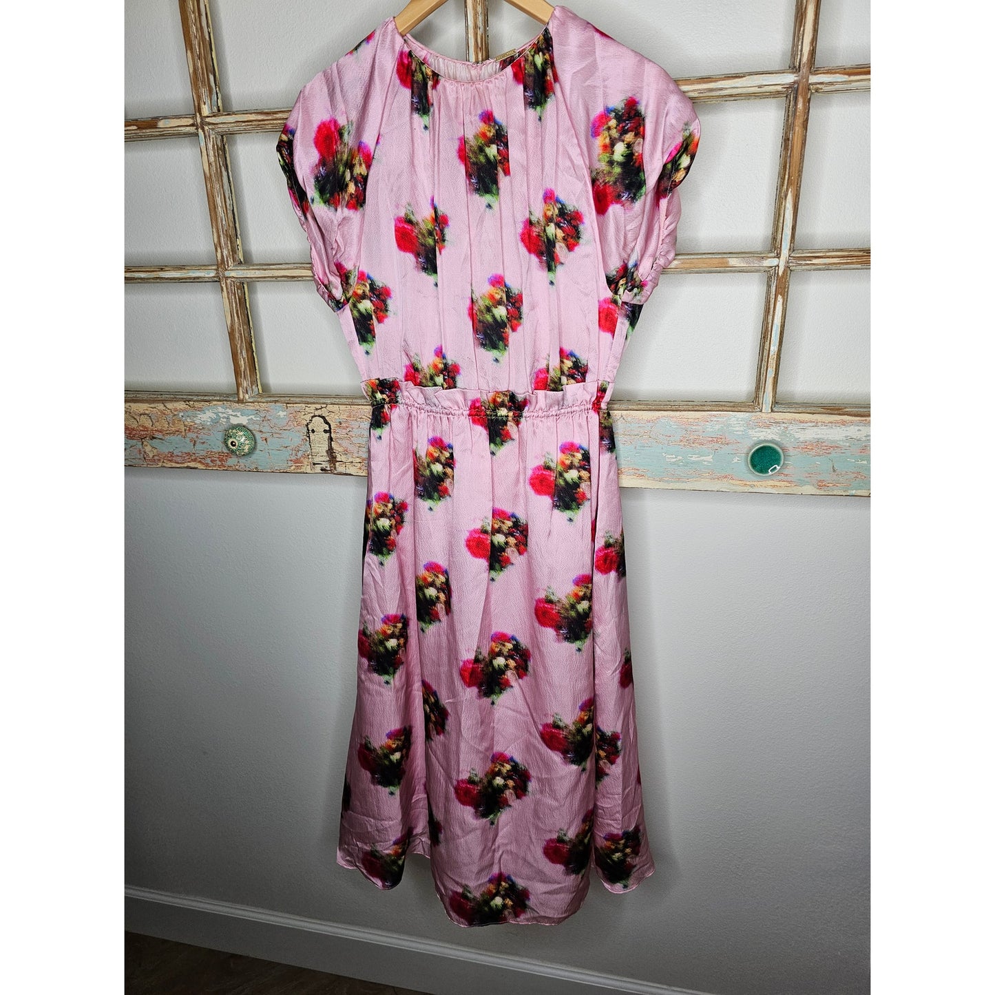 NWT Adam Lippes Floral Silk Midi Dress Ladies Size 0