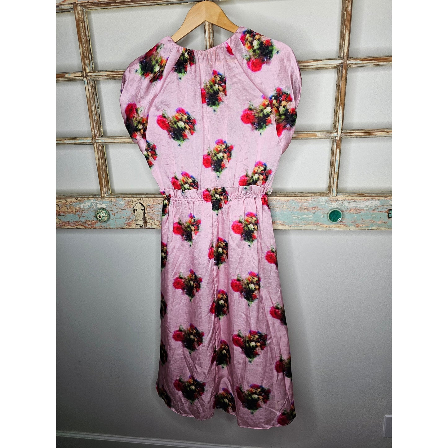 NWT Adam Lippes Floral Silk Midi Dress Ladies Size 0