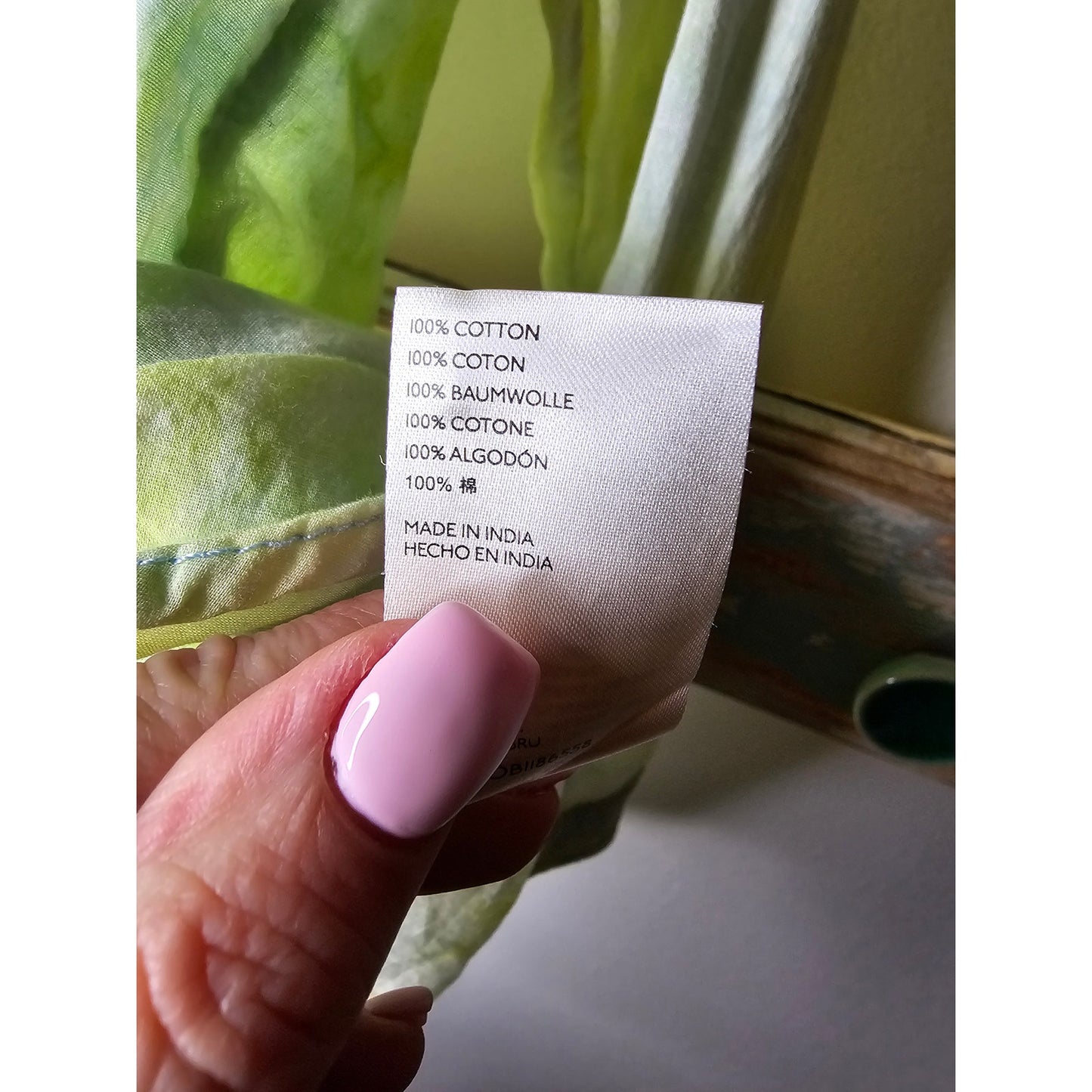 Anthroplogie Pilcro yellow/green tie dye button down ladies size XS