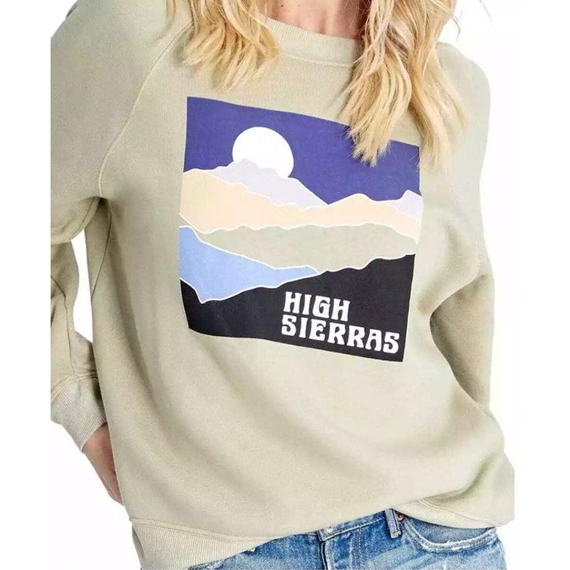 New Wildfox Basil High Sierras Mountain Sommers Sweatshirt Size Small