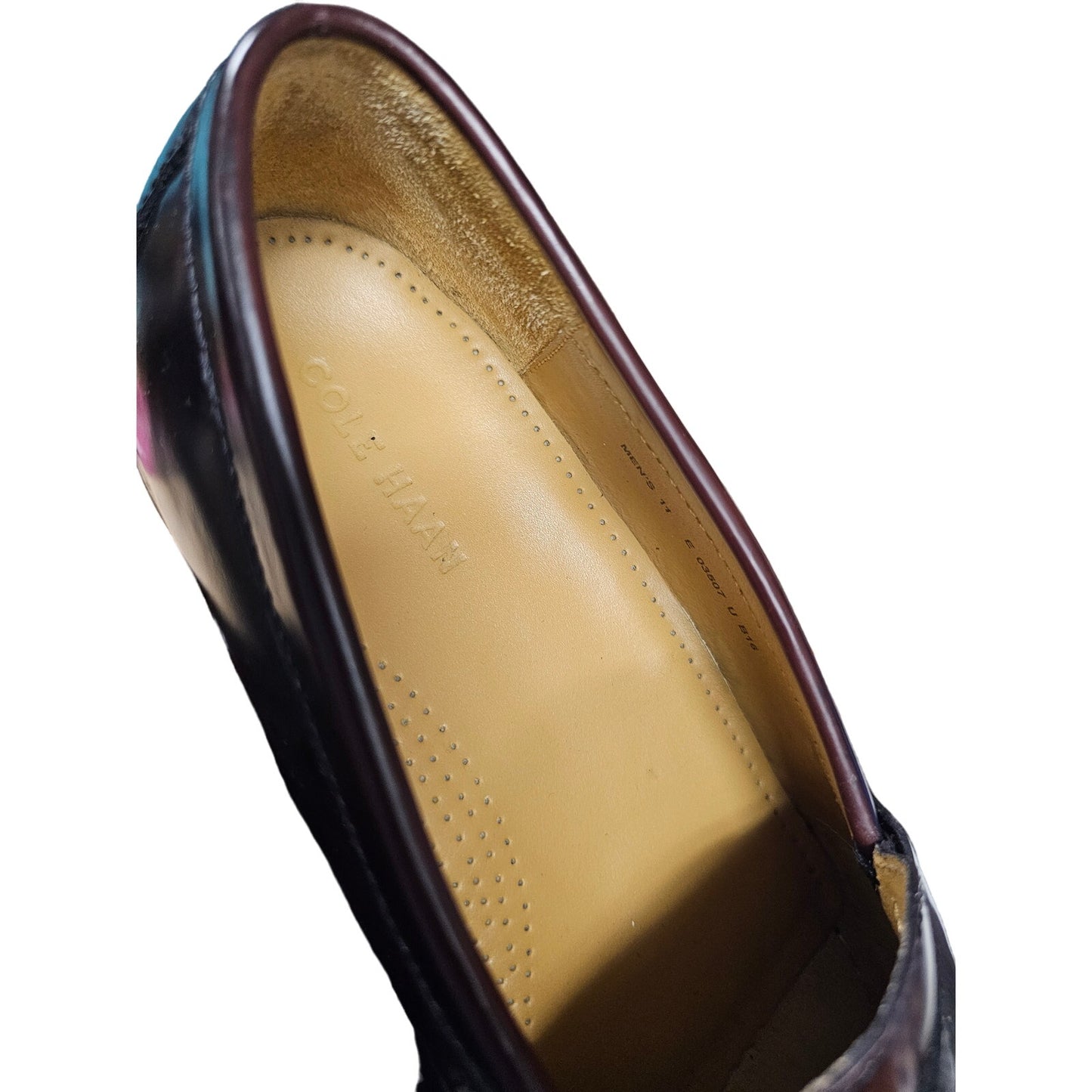 Cole Haan Men's Burgundy Pinch Tassel Dress Classic Shoes Size 11 E