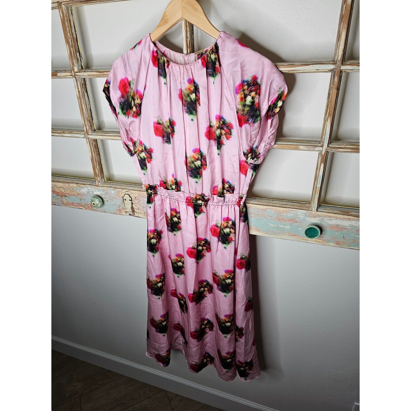 NWT Adam Lippes Floral Silk Midi Dress Ladies Size 0