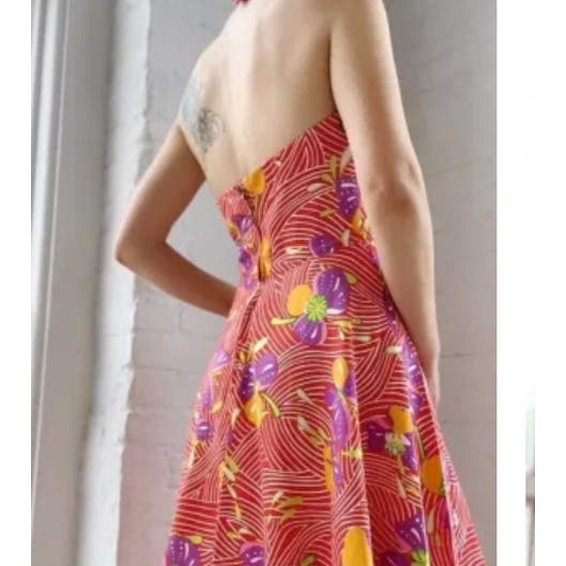 Vintage Jonathan Logan Fit & Flare Sleeveless Midi Dress size 12