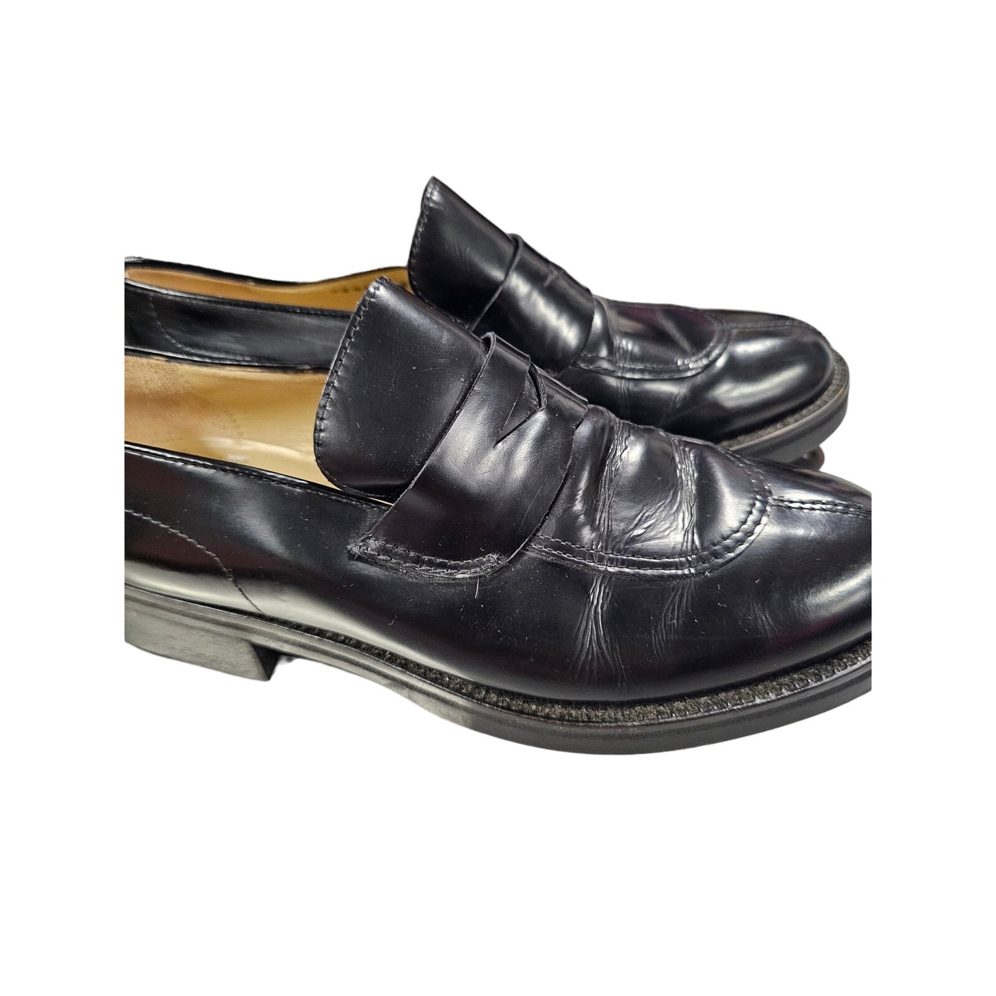 Fieramosca & Co Ladies Black Leather Loafers Size 6