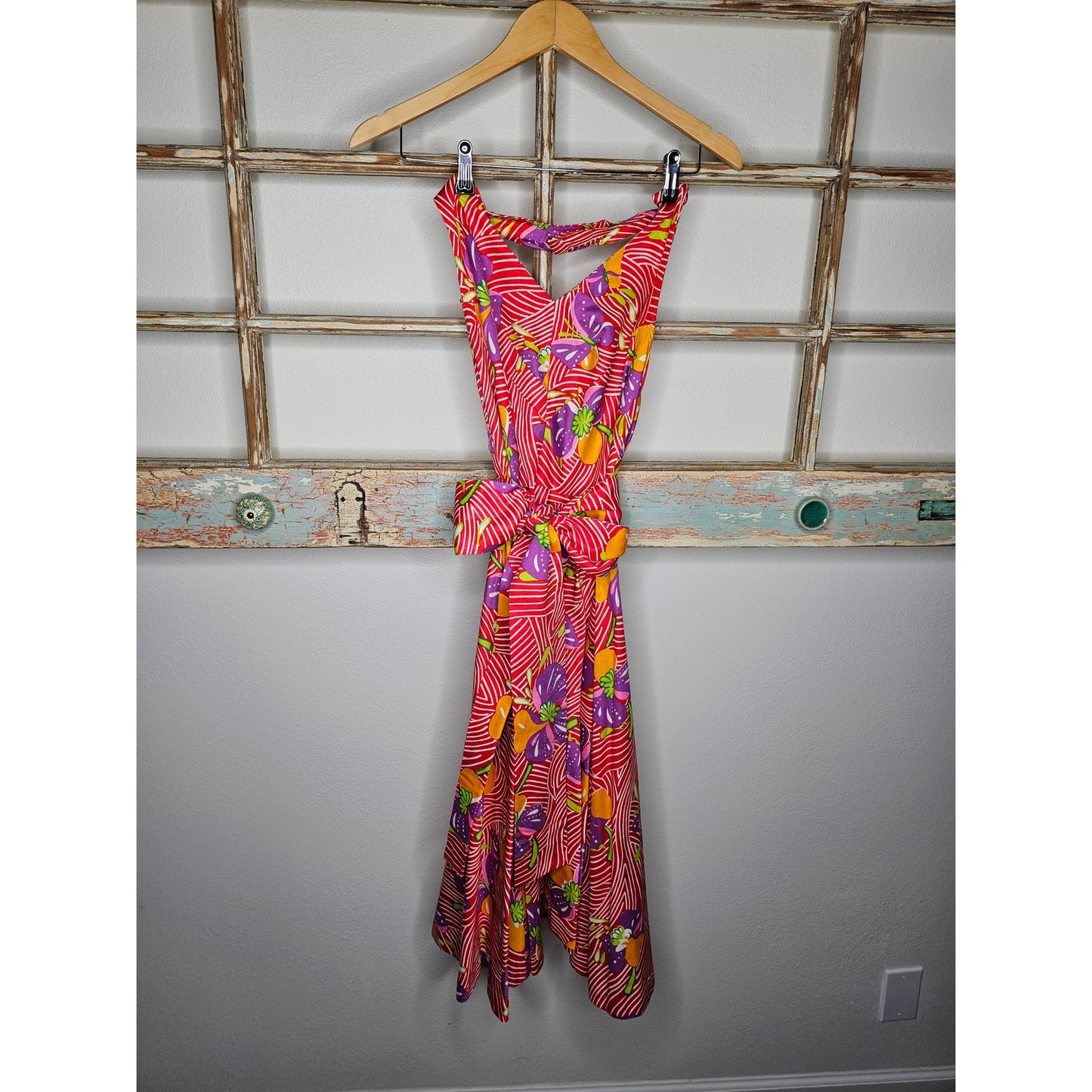 Vintage Jonathan Logan Fit & Flare Sleeveless Midi Dress size 12