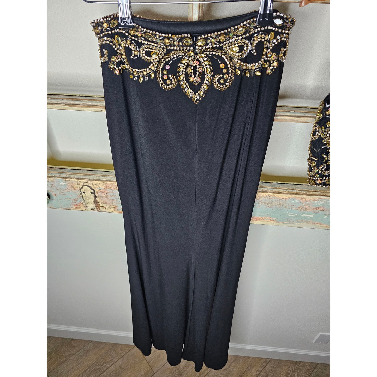 Formal Dress Camille La Vie Two Piece Sleeveless Gem With Long Skirt Ladies Size 2