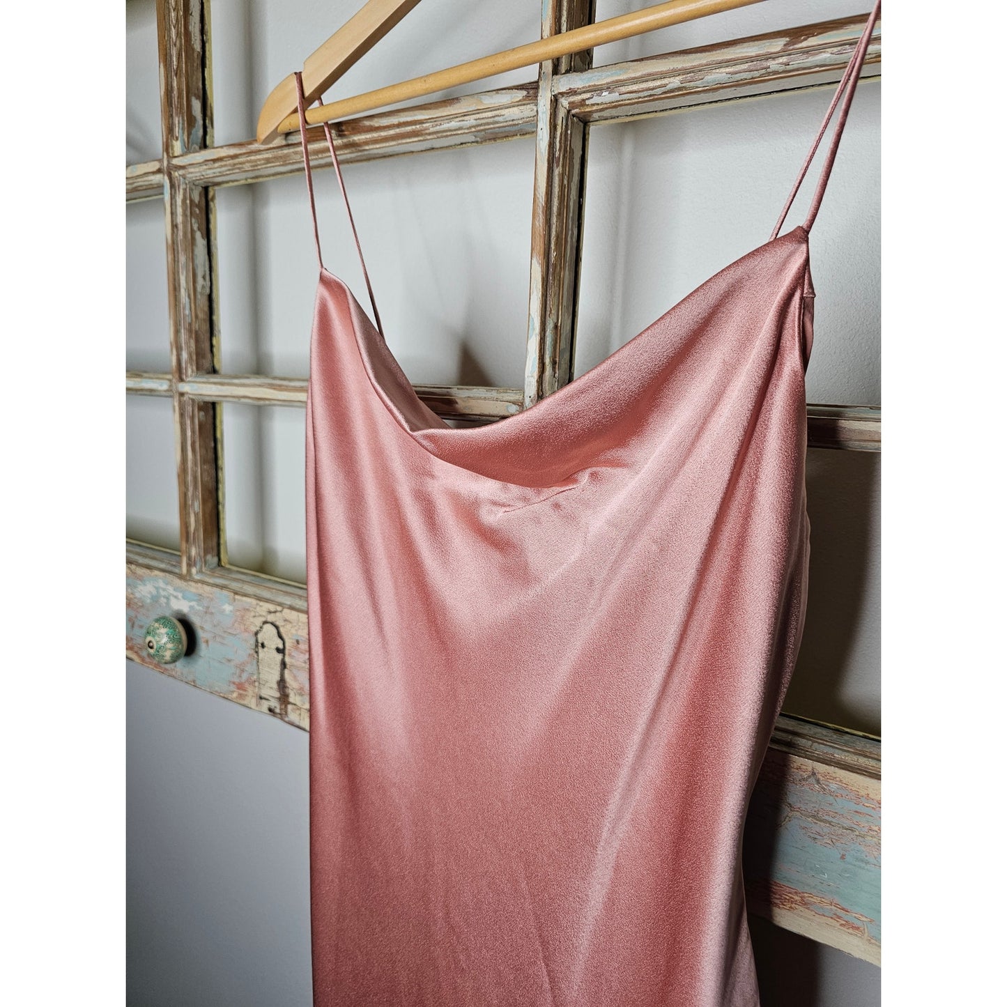 NWT Alice + Olivia Rose Tan Lined Mini Slip Dress Size 10