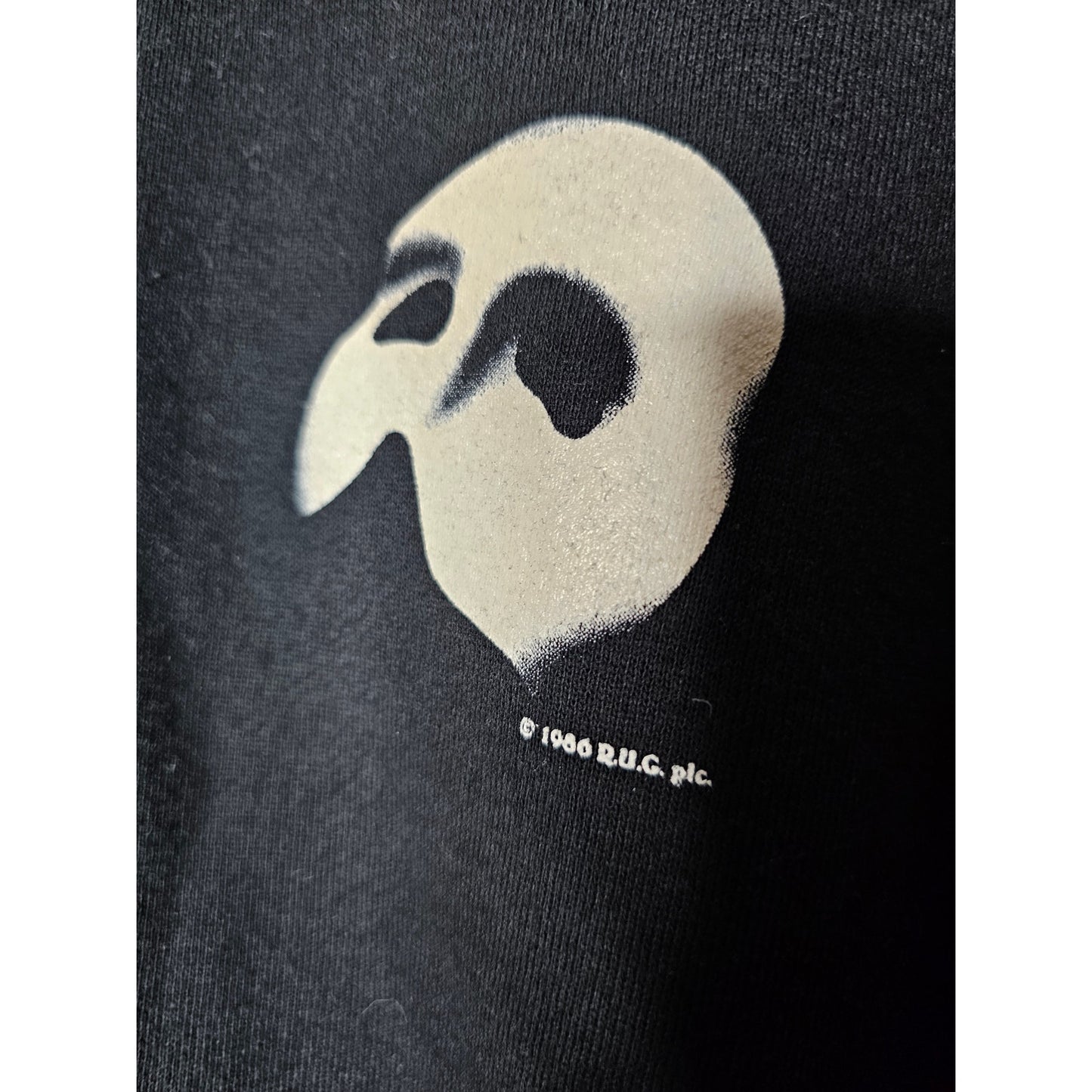 Fruit Of The Loom The Phantom Of The Opera Sweatshirt 1986 Size XL Broadway Play