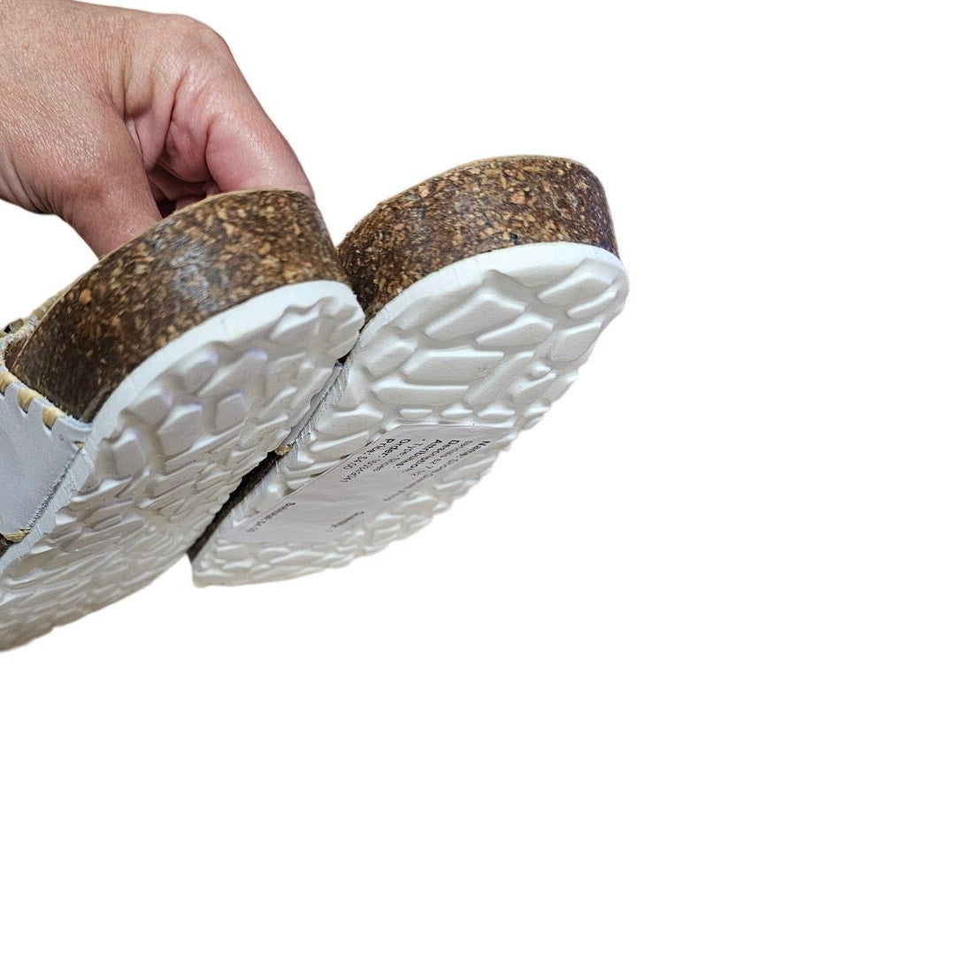 NWT Leather Sandals Italian made A. Giannetti Ladies 7.5 rubber soles
