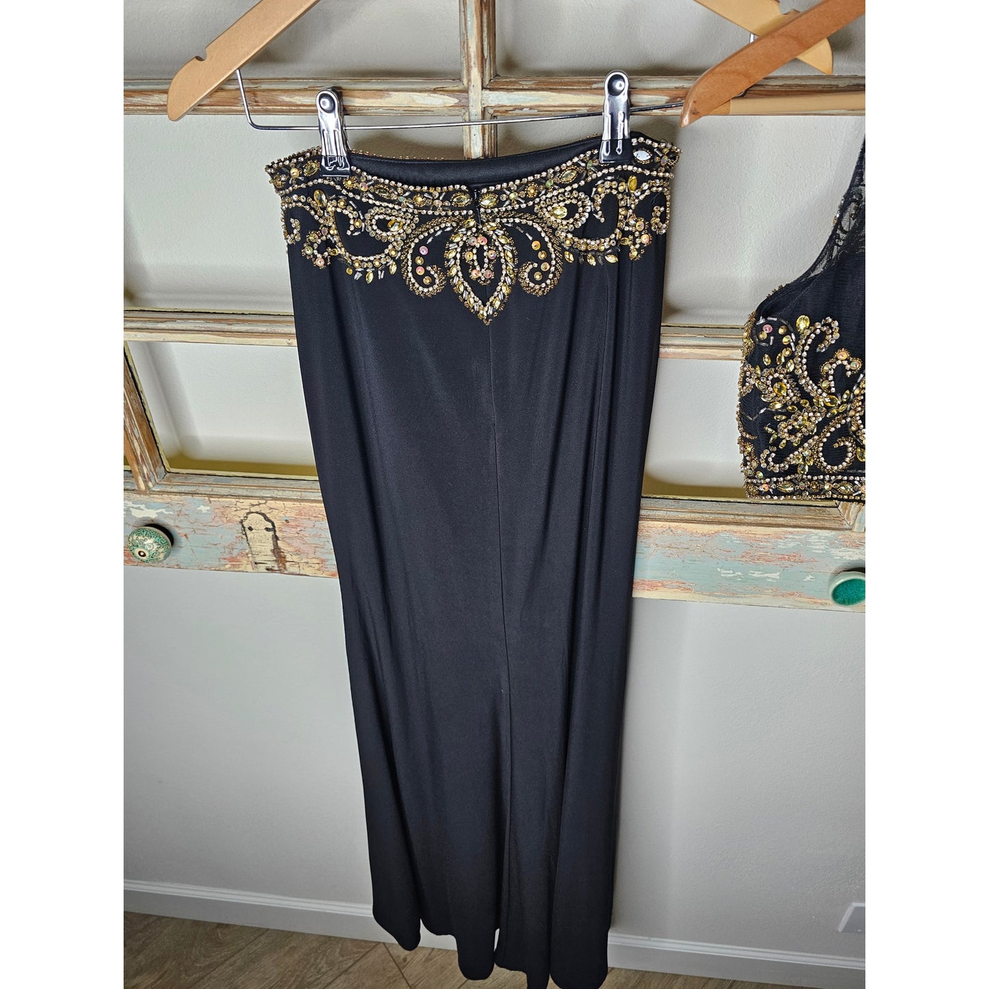 Formal Dress Camille La Vie Two Piece Sleeveless Gem With Long Skirt Ladies Size 2