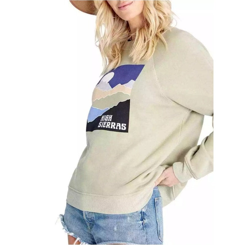 New Wildfox Basil High Sierras Mountain Sommers Sweatshirt Size Small