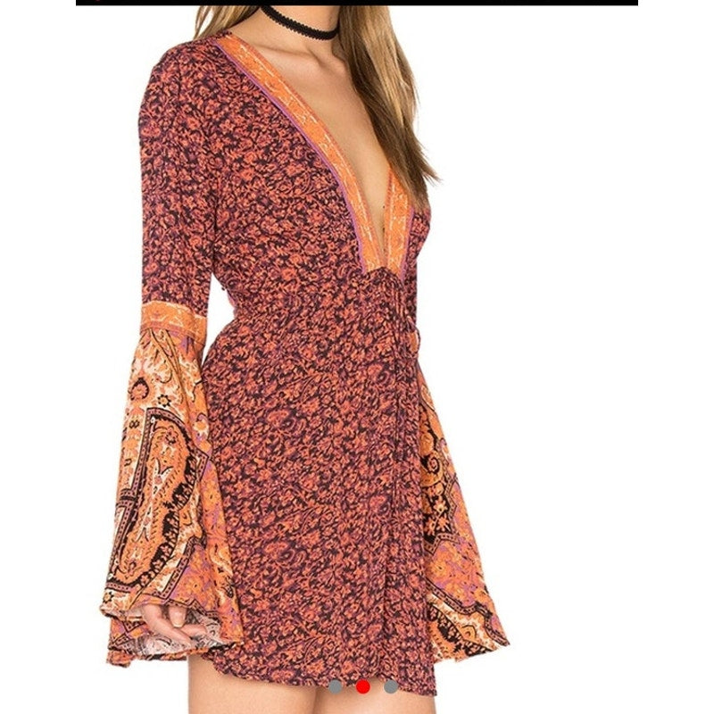 Free People Once Upon Boho Sexy Mini Dress/ Romper Ladies size XS