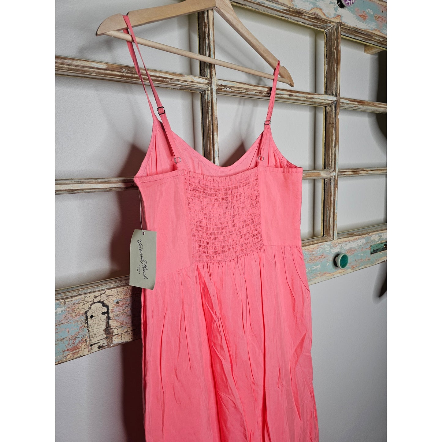 NWT Coral Adjustable Strap Midi Sun Dress Ladies size Medium