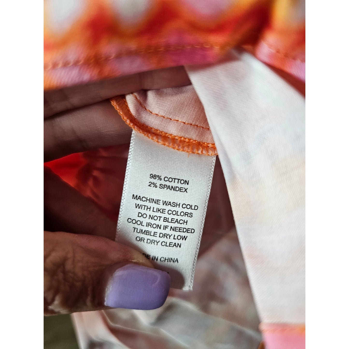 NWT Alden Adair Kelsey Cotton Dress in Retro Plaid Pink/ Orange Ladies size Small