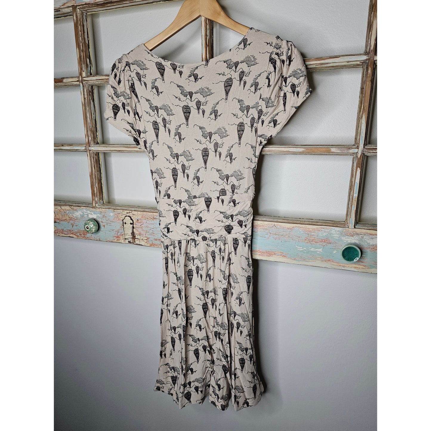 Anthropologie Leifnotes Womens Hot Air Balloons Dress Ladies size XS