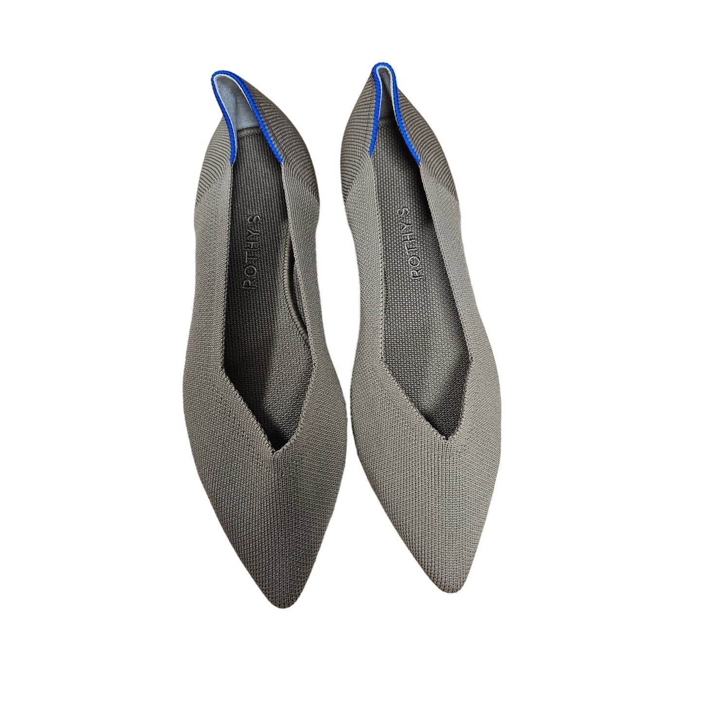 NWOB Rothy's Taupey Pointy Ballerina Flat Ladies size 8.5