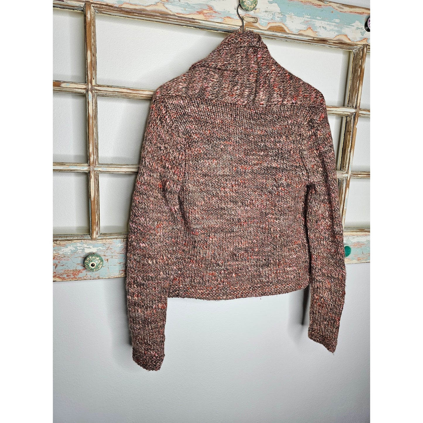 J. Jill Italian Yarn Shawl Neck Shorter Open Cardigan Ladies size Small