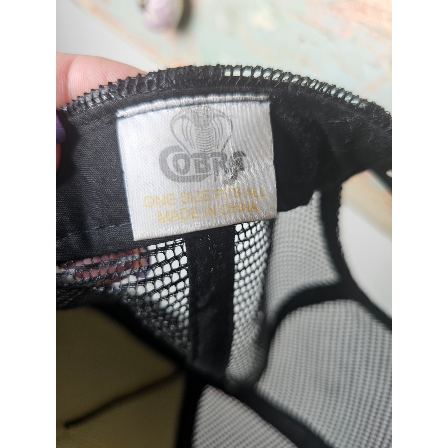 Vintage Cobra Trucker Mesh/ Foam Adult Hat With Snapback Surf Style