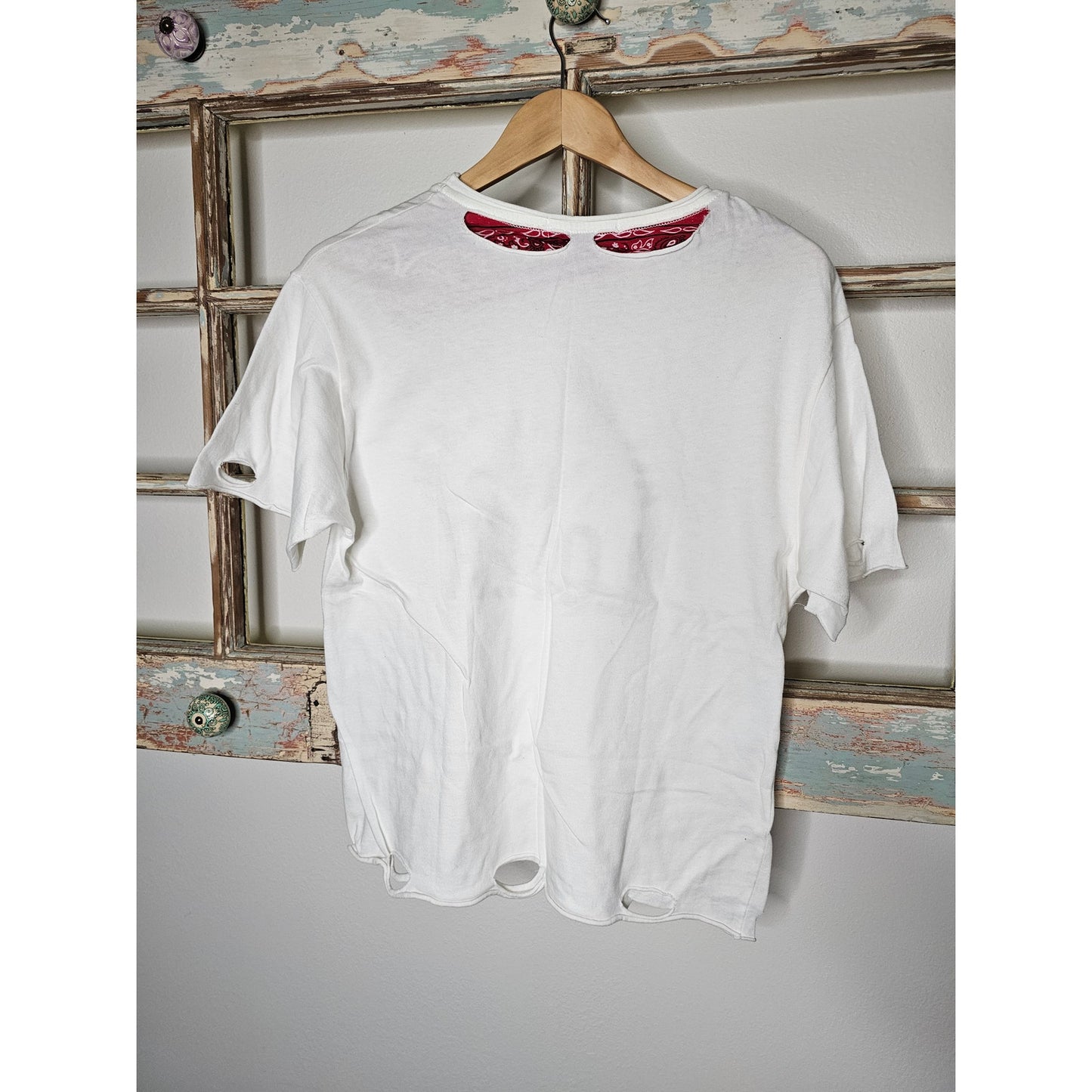 NWT Daydreamer Bandana All American Lover Ladies Distressed Small T-shirt