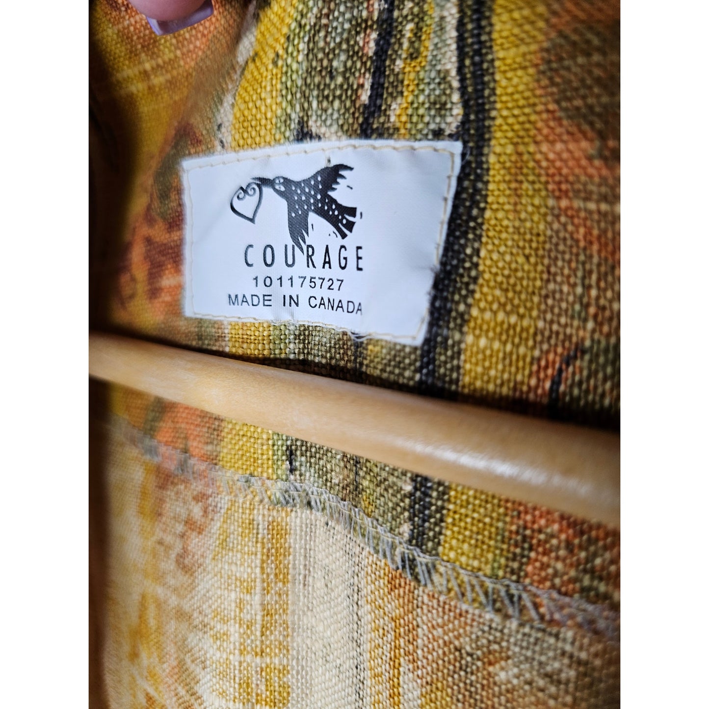 Vintage Canadian Boho Blazer / Jacket By Courage One Size