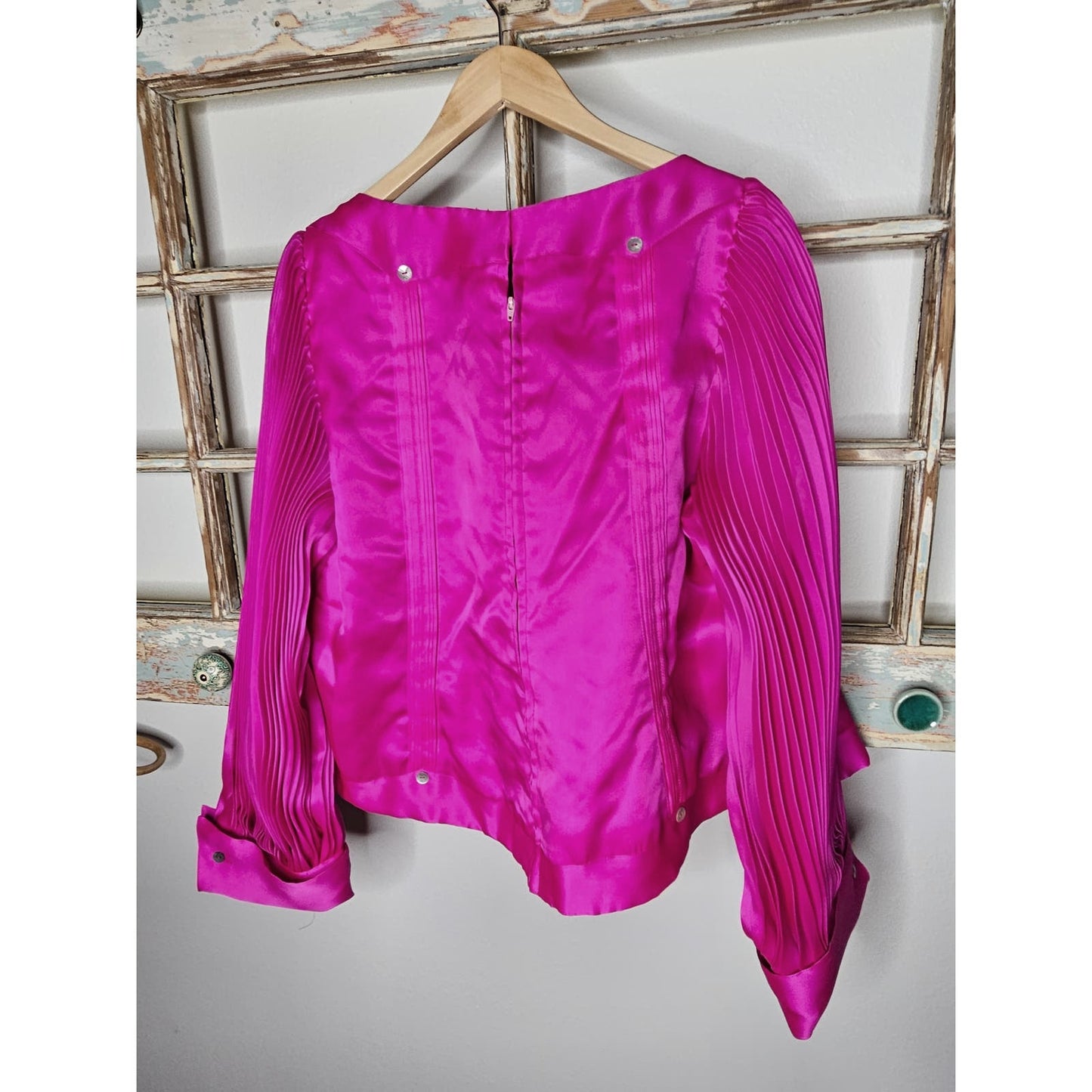 Gabriella Arango Miami Designer Two Piece Hot Pink Ladies Formal set size 3X