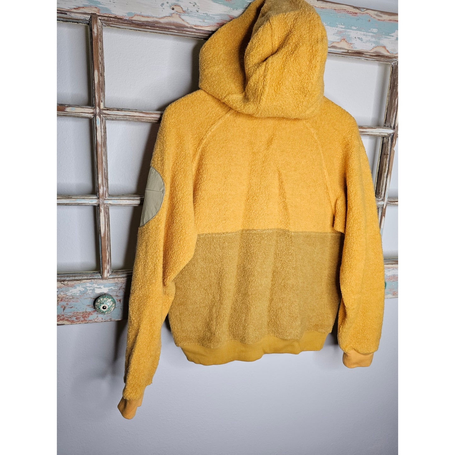 Outdoor Voices Megafleece yellow 1/2 Zip Hoodie Size Small
