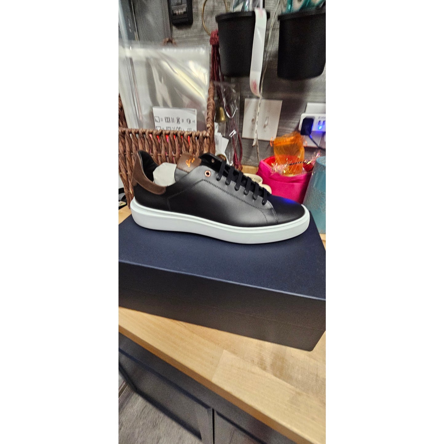 Good Man Brand Legend London Black & Dark Vachetta Sneaker Size 11