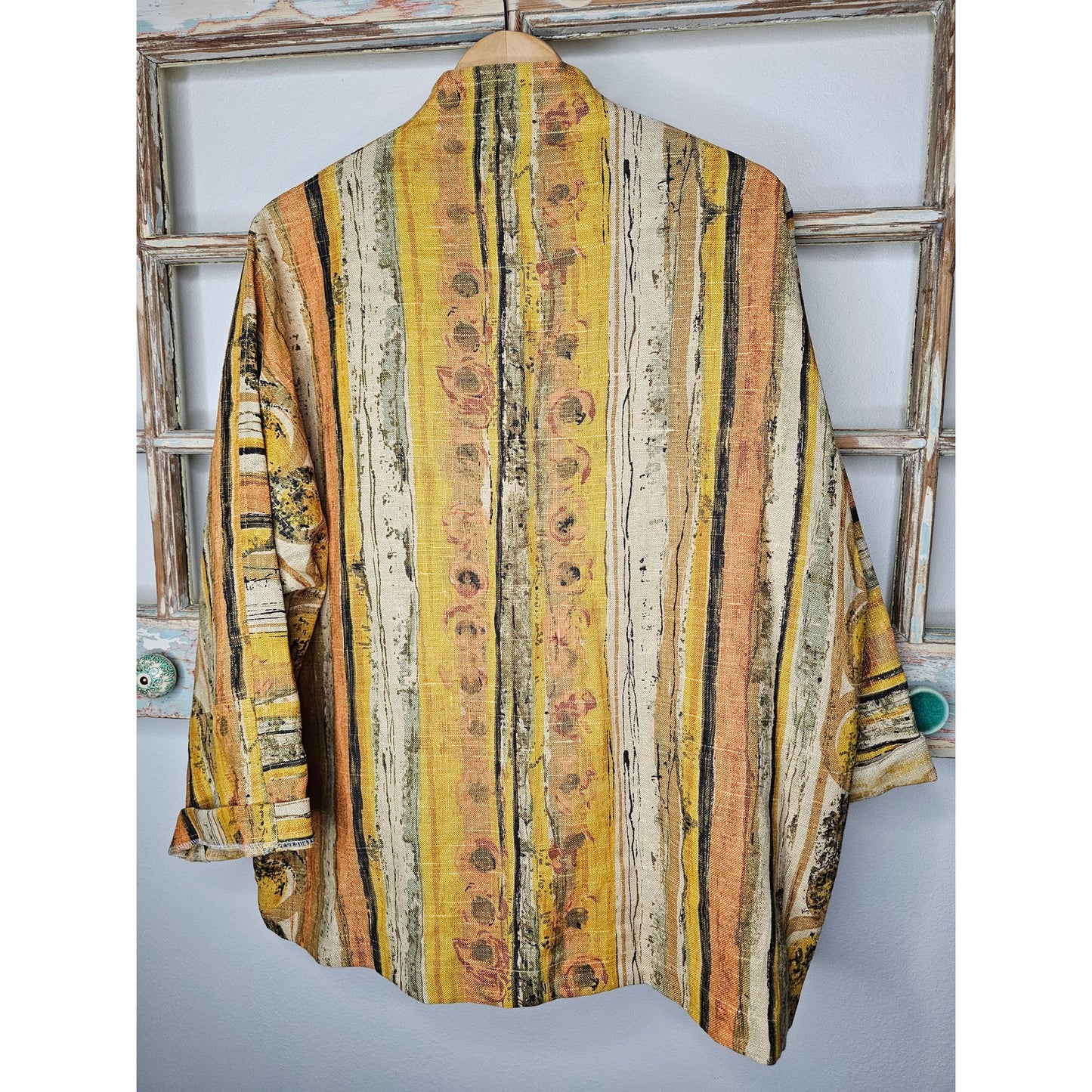Vintage Canadian Boho Blazer / Jacket By Courage One Size