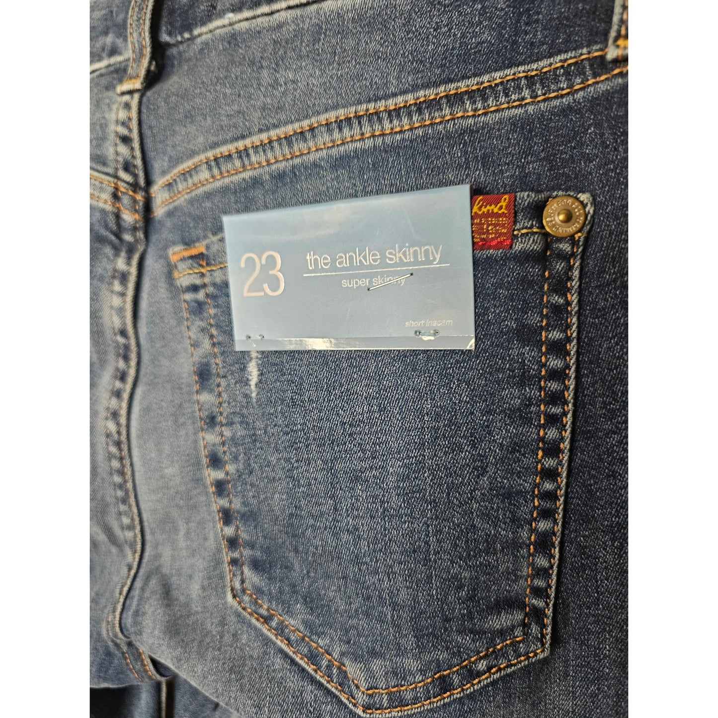 NWT 7 For All Mankind The Ankle Skinny Jeans Ladies size 23