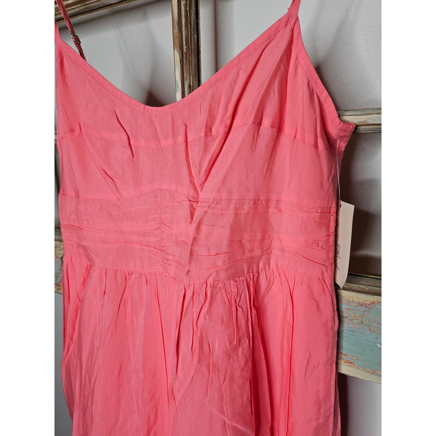 NWT Coral Adjustable Strap Midi Sun Dress Ladies size Medium