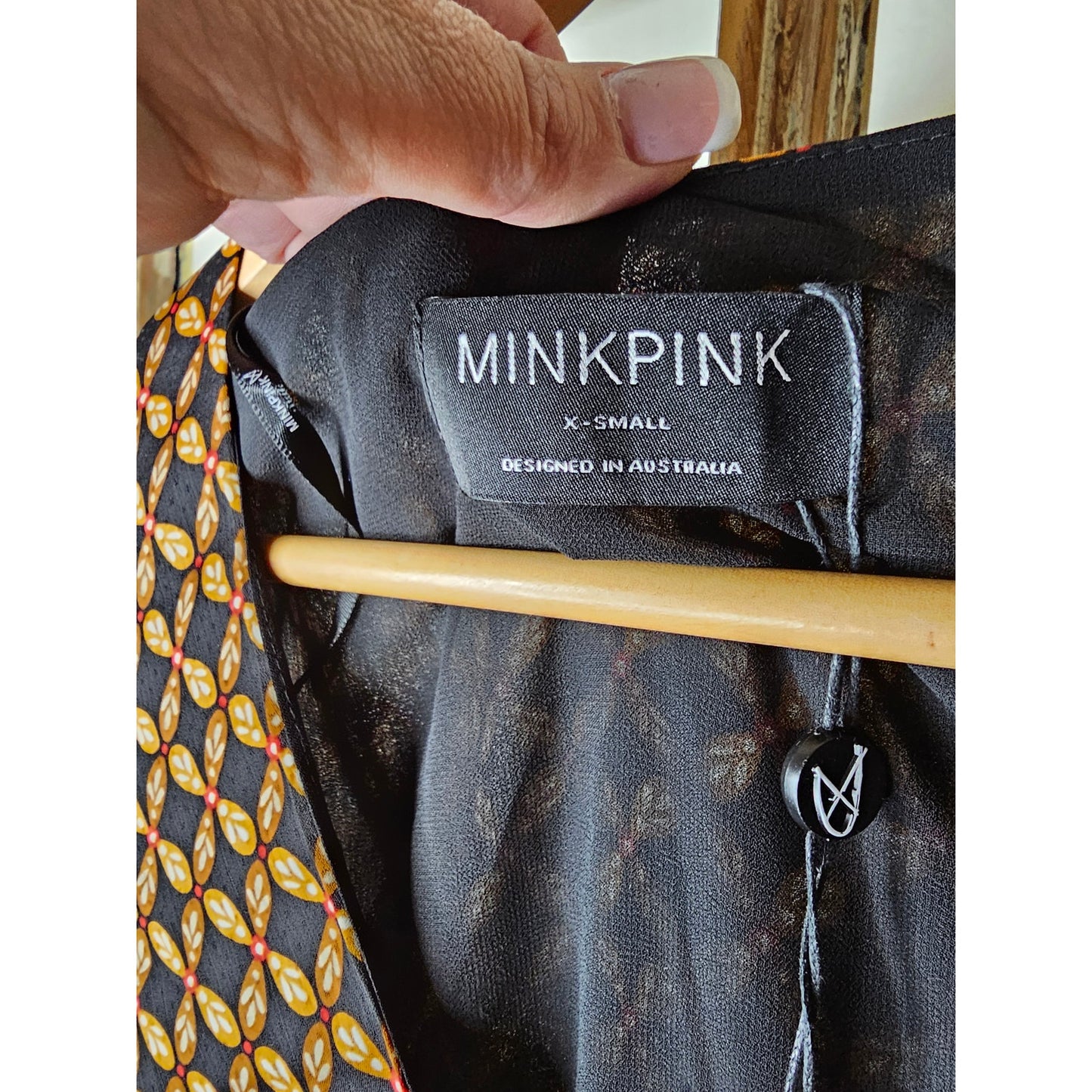 NWT Minkpink Valentina Wrap Mini Dress Ladies size XS