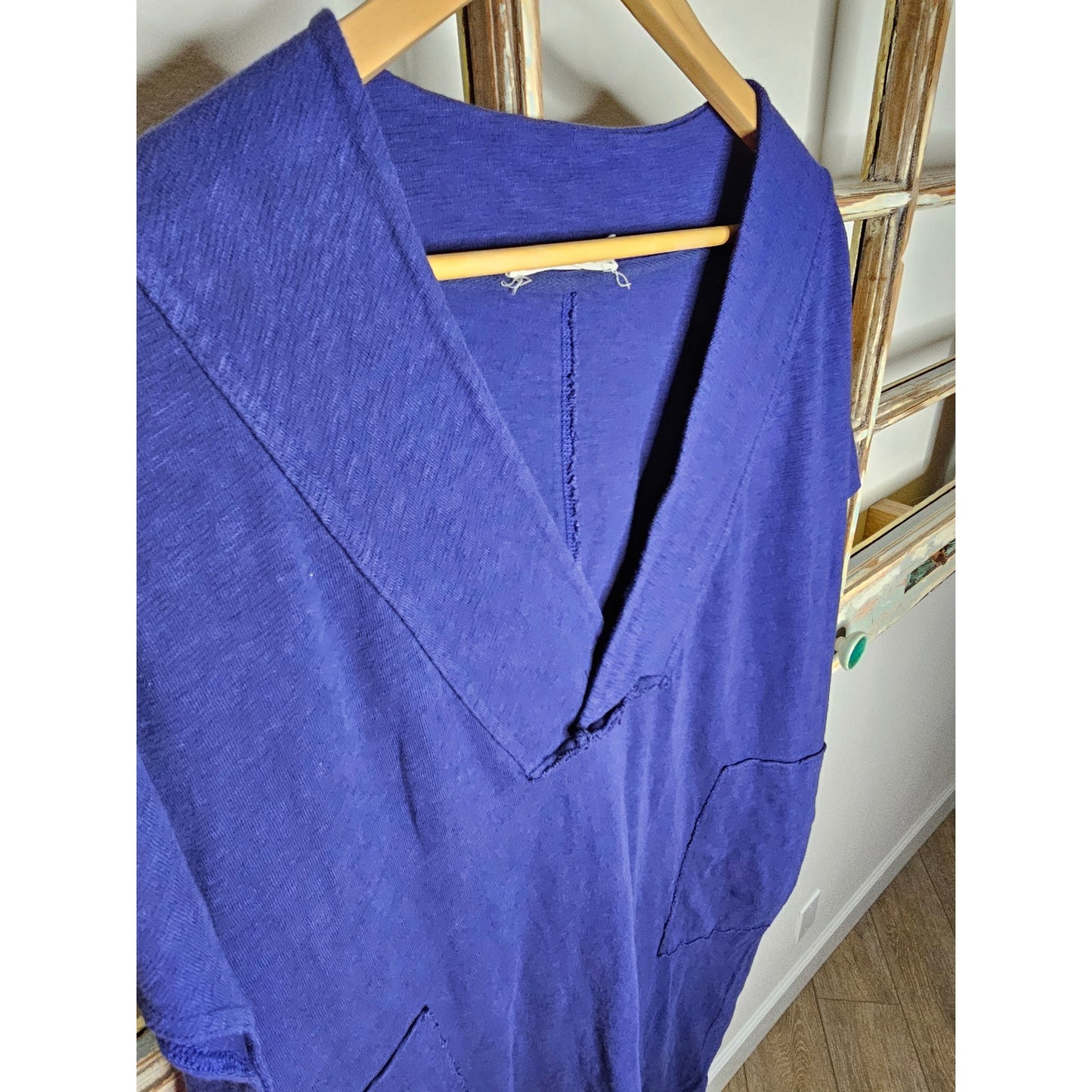 Free People Beach Royal Violet Blue Dress ladies Oversized Small