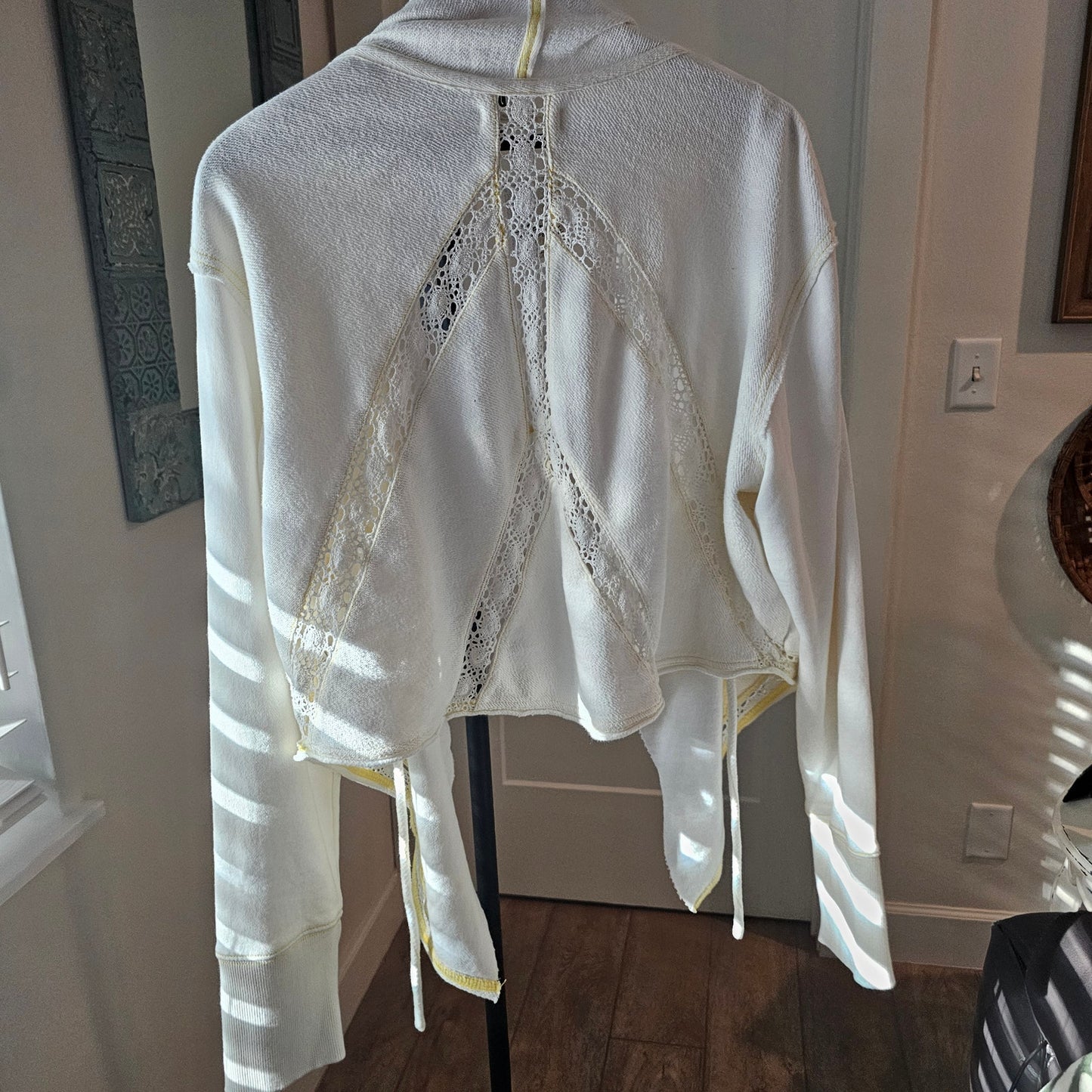 NWT Free People Lost Cause Cardigan W/ Crochet Ladies Size Large