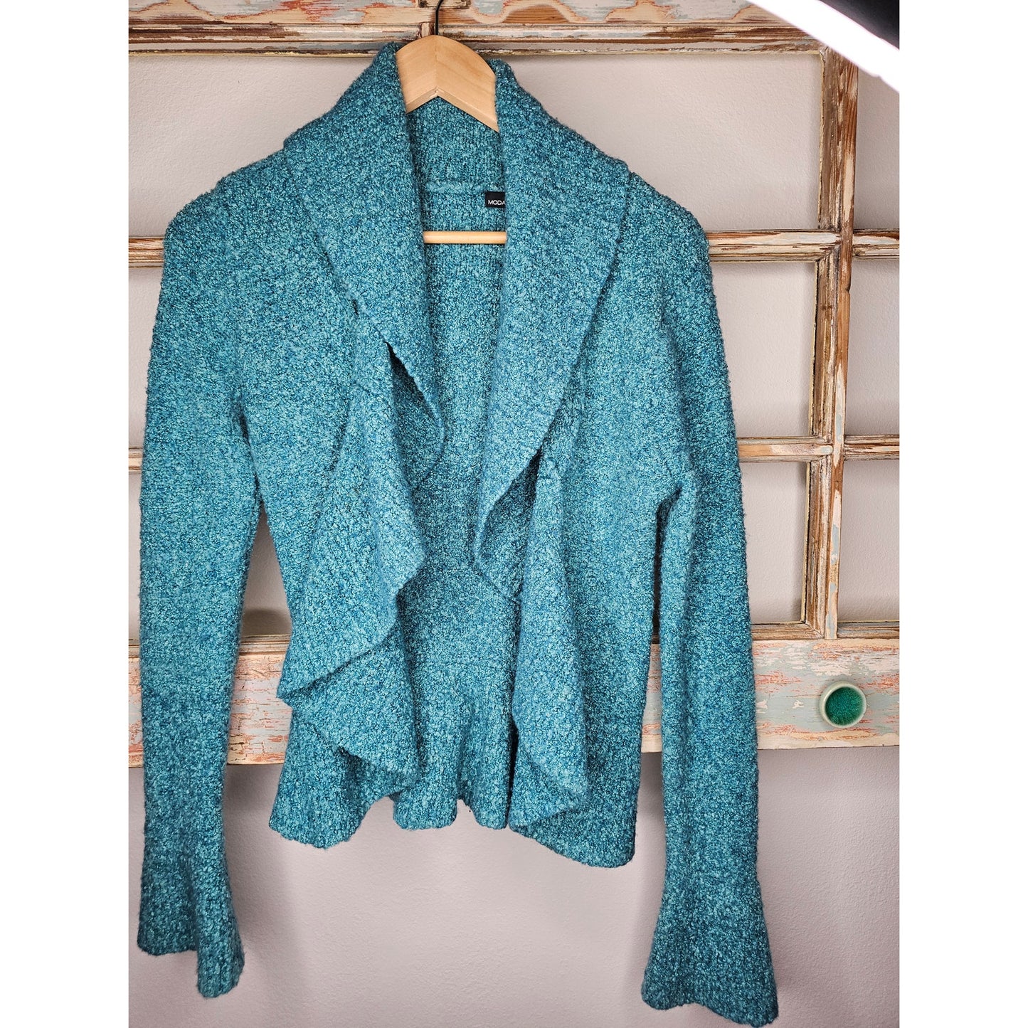 Moda International Boho Cardigan with Bell cuffs Size Small