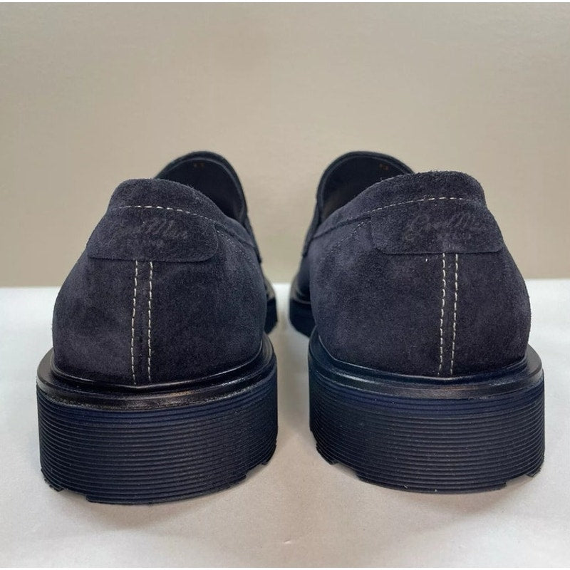 Good Man Brand Lexington Navy Suede Loafer in Men's Size 10.5