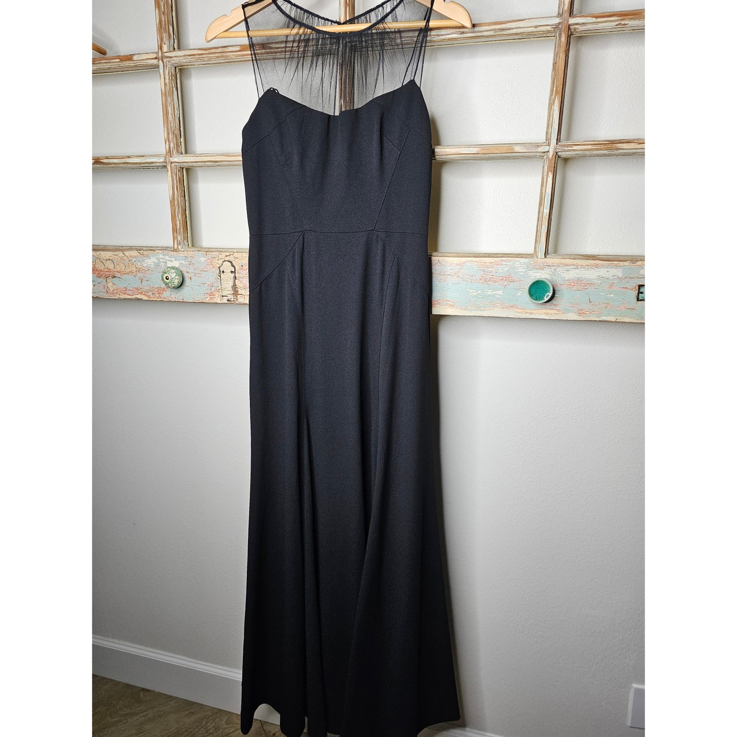 NWT Vera Wang Womens Illusion Yoke Sleeveless Dress Size 4