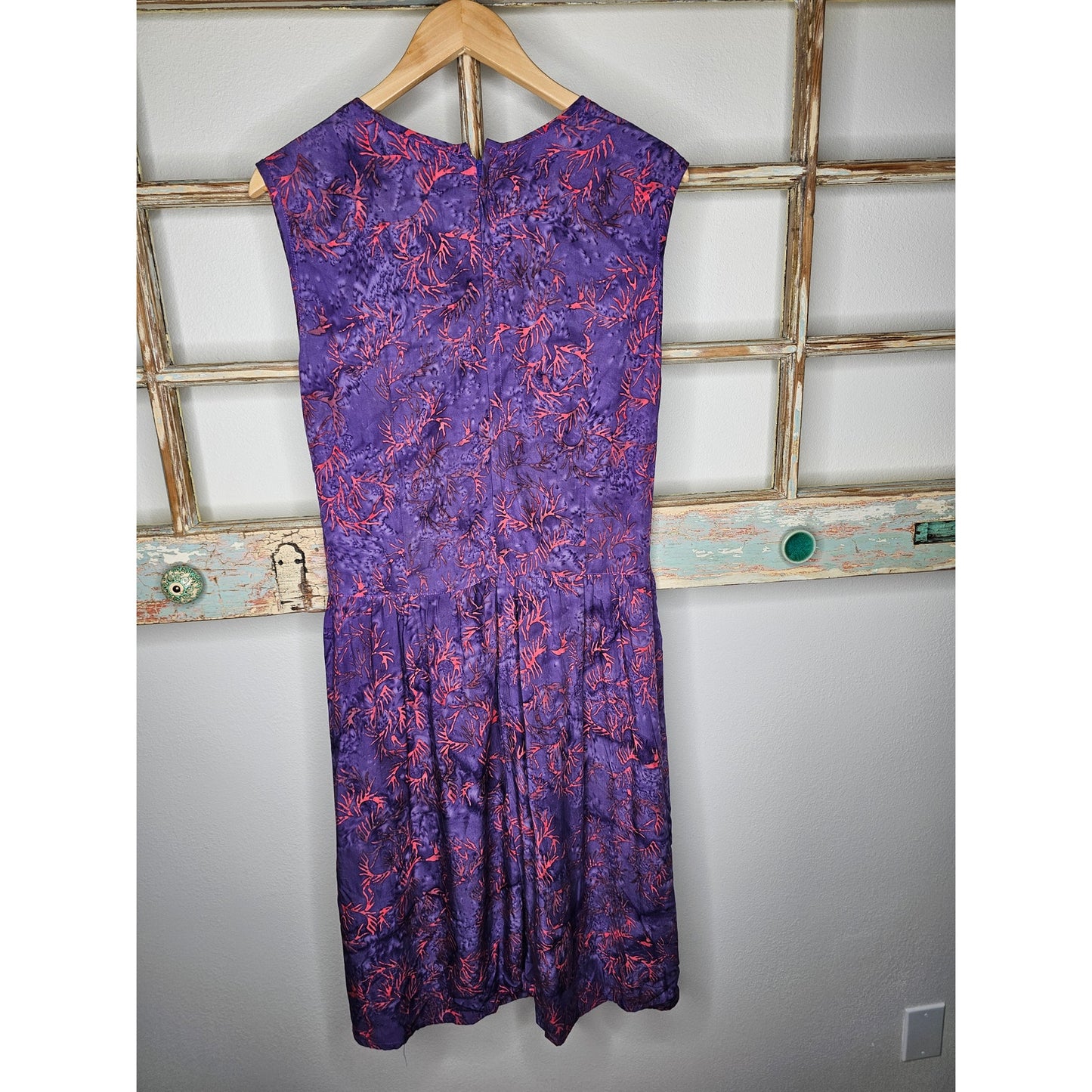 Batik Go Fish Pink/Purple Dress ladies Size Large