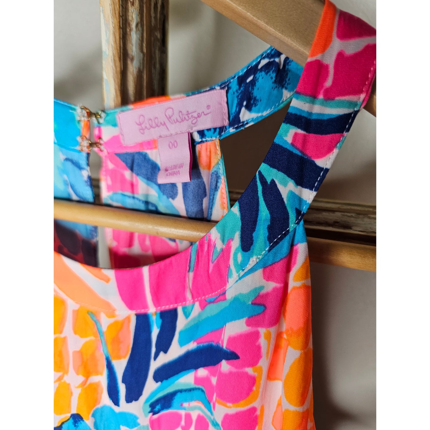 Lilly Pulitzer Edona Romper In Multi Boombay Smashed Ladies size 00