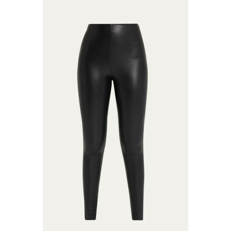 Commando Faux Leather Black Leggings Ladies Size Mediium
